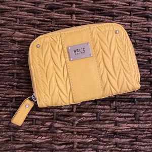Relic Yellow Leather Wallet
